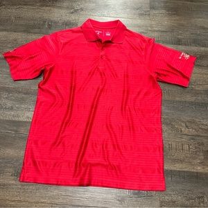 Antigua Mens Red Golf Short Sleeved Polo Shirt Top Country Club Casual Florida